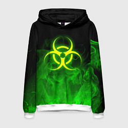 Толстовка-худи мужская BIOHAZARD, цвет: 3D-белый