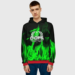 Толстовка-худи мужская C-OPSCRITICAL OPS, цвет: 3D-красный — фото 2