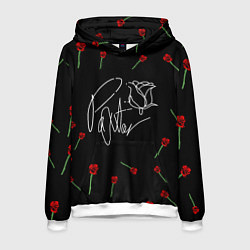 Толстовка-худи мужская Payton Moormeier, цвет: 3D-белый