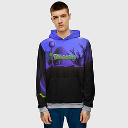 Толстовка-худи мужская TERRARIA, цвет: 3D-меланж — фото 2