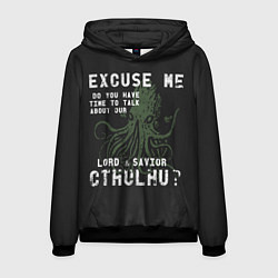 Толстовка-худи мужская Cthulhu, цвет: 3D-черный