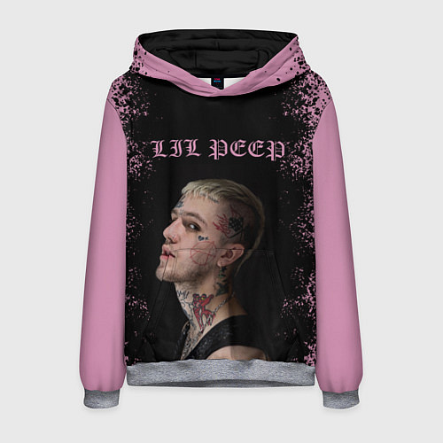 Мужская толстовка LiL PEEP / 3D-Меланж – фото 1