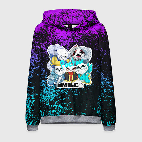 Мужская толстовка UNDERTALE / 3D-Меланж – фото 1