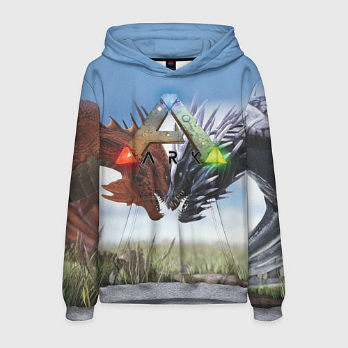 Мужская толстовка Ark Survival Evolved / 3D-Меланж – фото 1