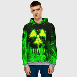 Толстовка-худи мужская STALKER 2, цвет: 3D-меланж — фото 2