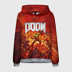 Толстовка-худи мужская DOOM, цвет: 3D-меланж