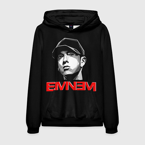 Мужская толстовка Eminem / 3D-Черный – фото 1