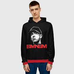 Толстовка-худи мужская Eminem, цвет: 3D-красный — фото 2