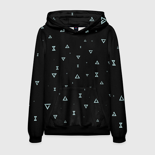 Мужская толстовка Witchersigns / 3D-Черный – фото 1