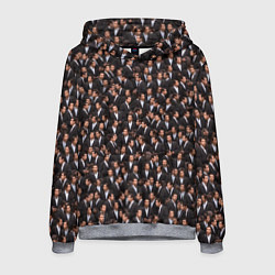 Толстовка-худи мужская Растерянный Траволта, цвет: 3D-меланж