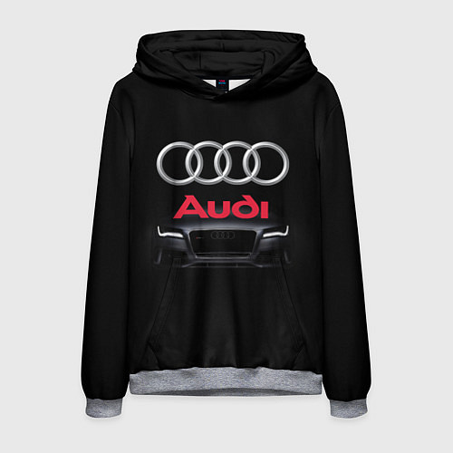 Мужская толстовка AUDI / 3D-Меланж – фото 1