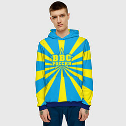 Толстовка-худи мужская ВВС России, цвет: 3D-синий — фото 2