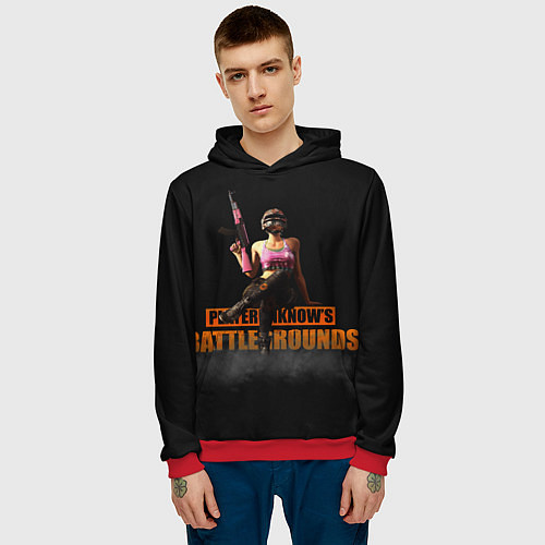 Мужская толстовка Pubg / 3D-Красный – фото 3