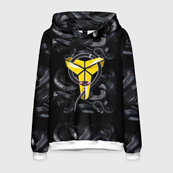 Толстовка-худи мужская Los Angeles LakersKobe Bryan, цвет: 3D-белый