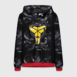 Толстовка-худи мужская Los Angeles LakersKobe Bryan, цвет: 3D-красный