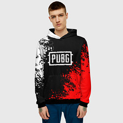 Толстовка-худи мужская PUBG, цвет: 3D-черный — фото 2