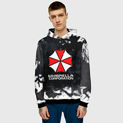 Толстовка-худи мужская UMBRELLA CORP, цвет: 3D-черный — фото 2