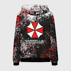 Толстовка-худи мужская UMBRELLA CORP, цвет: 3D-черный