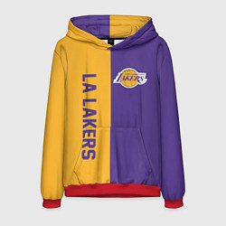 Толстовка-худи мужская LA LAKERS, цвет: 3D-красный