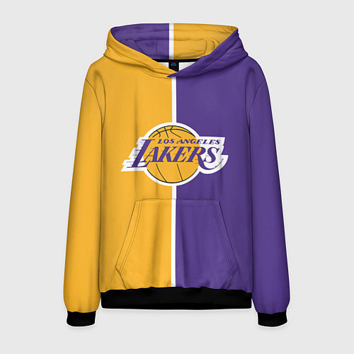 Мужская толстовка LA LAKERS / 3D-Черный – фото 1