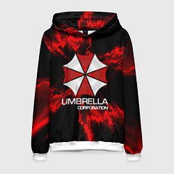 Толстовка-худи мужская UMBRELLA CORP, цвет: 3D-белый