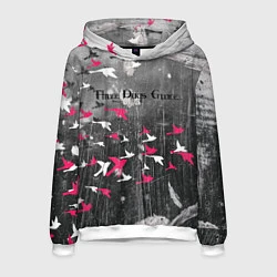 Толстовка-худи мужская Three Days Grace art, цвет: 3D-белый
