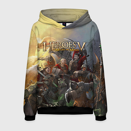 Мужская толстовка Heroes of Might and Magic / 3D-Черный – фото 1