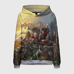 Толстовка-худи мужская Heroes of Might and Magic, цвет: 3D-меланж