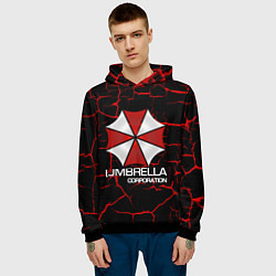 Толстовка-худи мужская UMBRELLA CORP, цвет: 3D-черный — фото 2