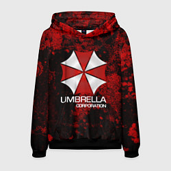 Толстовка-худи мужская UMBRELLA CORP, цвет: 3D-черный