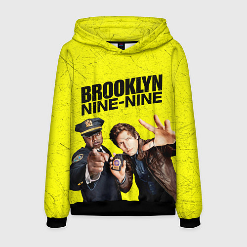 Мужская толстовка Brooklyn Nine-Nine / 3D-Черный – фото 1