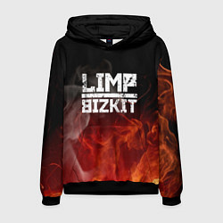 Толстовка-худи мужская LIMP BIZKIT, цвет: 3D-черный