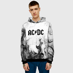 Толстовка-худи мужская ACDC, цвет: 3D-черный — фото 2