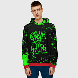 Толстовка-худи мужская GROVE STREET GTA, цвет: 3D-красный — фото 2