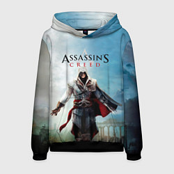 Толстовка-худи мужская Assassins Creed, цвет: 3D-черный