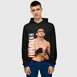 Толстовка-худи мужская EL CUCUY Tony Ferguson, цвет: 3D-синий — фото 2
