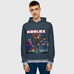 Толстовка-худи мужская ROBLOX, цвет: 3D-меланж — фото 2