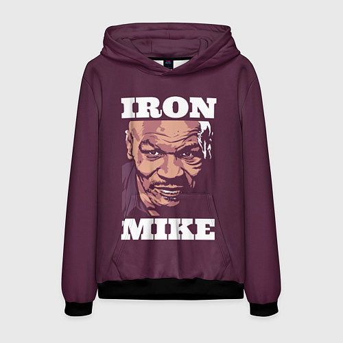 Мужская толстовка Mike Tyson / 3D-Черный – фото 1