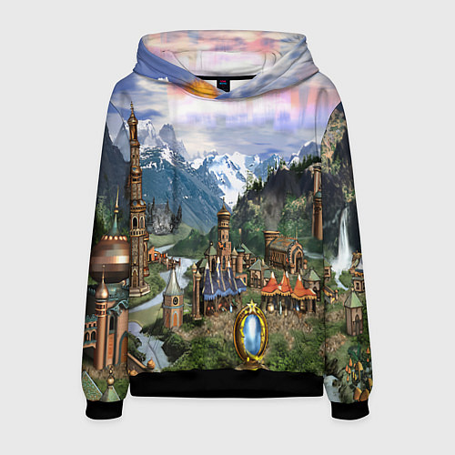 Мужская толстовка HEROES / 3D-Черный – фото 1