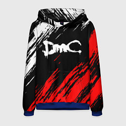 Толстовка-худи мужская DEVIL MAY CRY DMC, цвет: 3D-синий