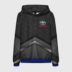Толстовка-худи мужская TOYOTA, цвет: 3D-синий
