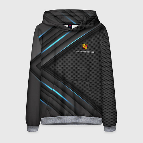 Мужская толстовка PORSCHE / 3D-Меланж – фото 1