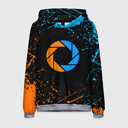 Толстовка-худи мужская PORTAL, цвет: 3D-меланж