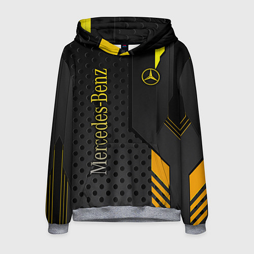Мужская толстовка Mercedes-Benz / 3D-Меланж – фото 1