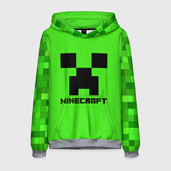 Толстовка-худи мужская MINECRAFT, цвет: 3D-меланж