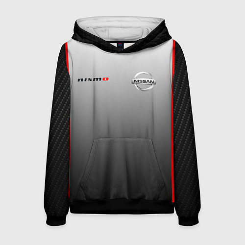 Мужская толстовка NISSAN NISMO / 3D-Черный – фото 1