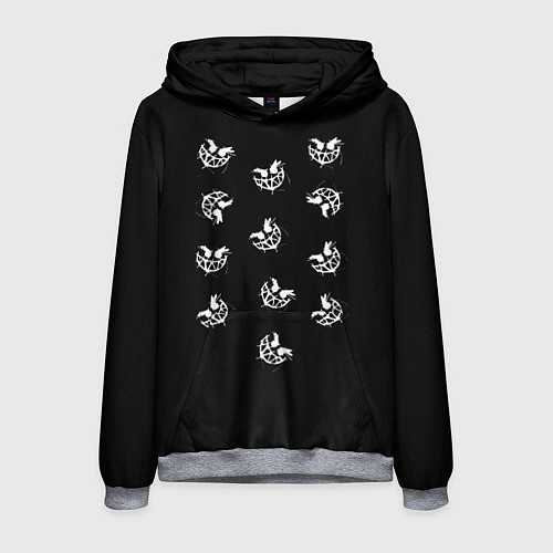 Мужская толстовка Pyrokinesis / 3D-Меланж – фото 1