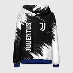 Толстовка-худи мужская JUVENTUS, цвет: 3D-синий