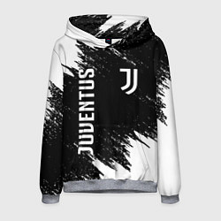 Толстовка-худи мужская JUVENTUS, цвет: 3D-меланж