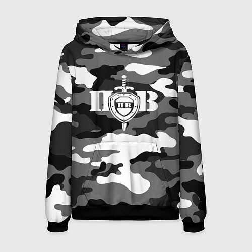 Мужская толстовка Пограничные Войска / 3D-Черный – фото 1